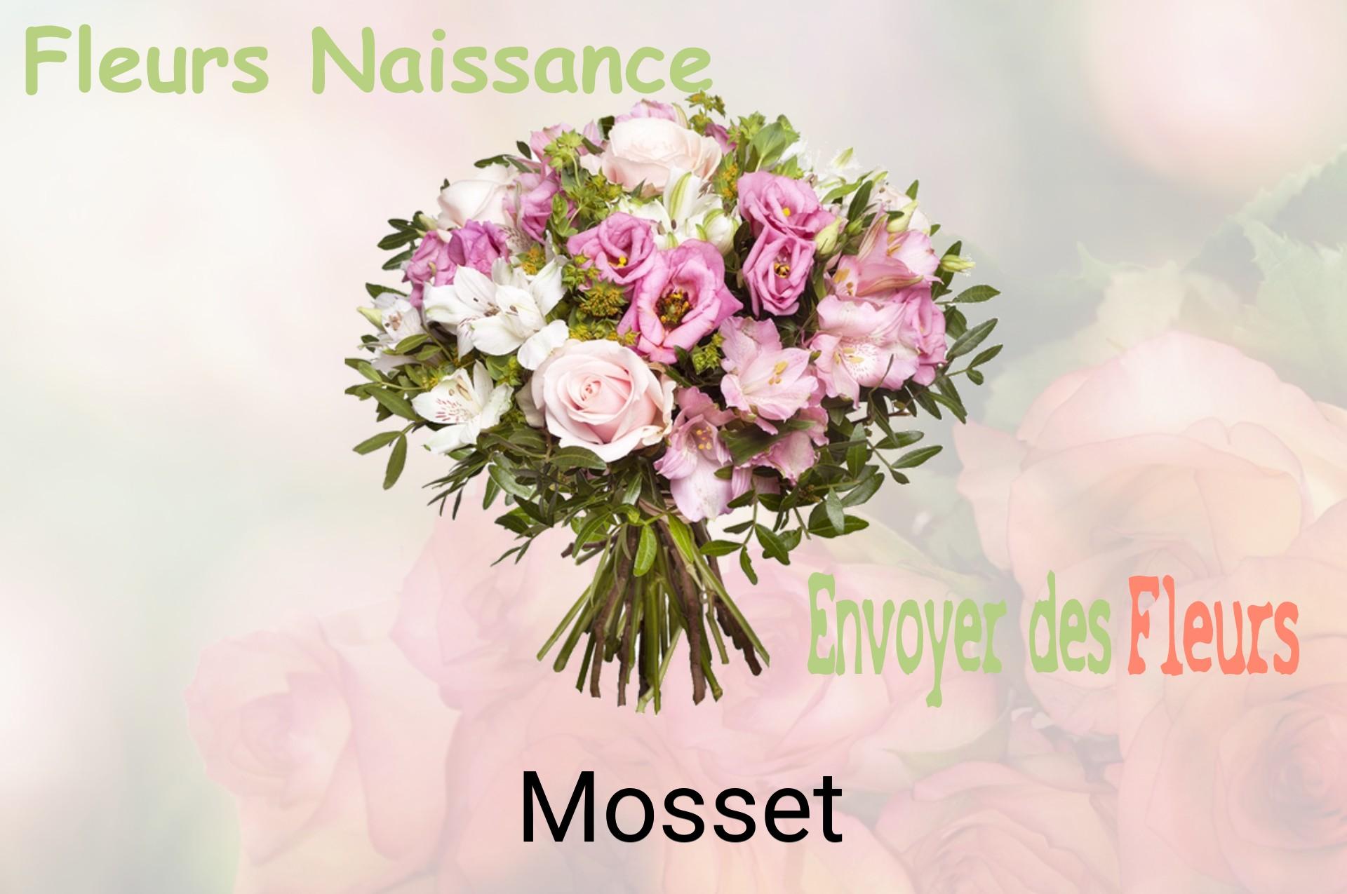 Bouquet de fleurs de naissance livré à Mosset